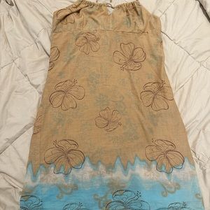 🚫SOLD🚫 Large Halter Sun Dress